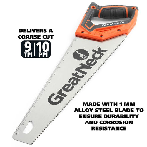 GreatNeck Aggressive Tooth Handsaw w/ Composite Handle