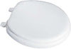 LDR Industries Round Soft Toilet Seat, White