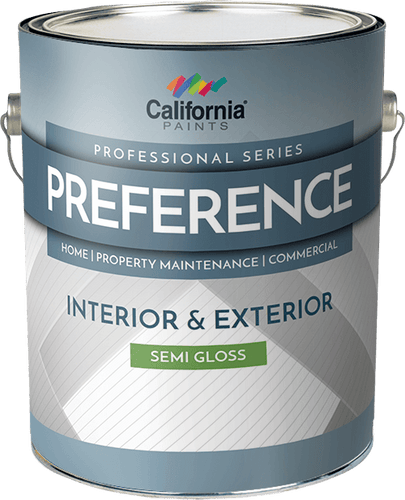 California Products Preference Interior & Exterior Paint Semi Gloss Deep Base - 1 Gallon