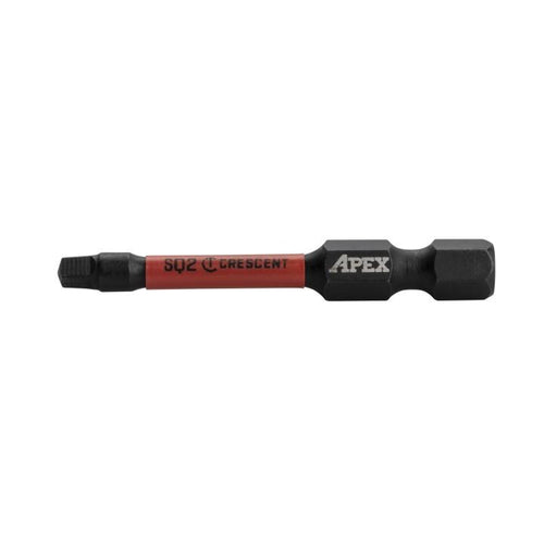 Crescent #2 x 2 Square VORTEX™ Impact Power Bit - 25 Pack