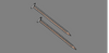 Midwest Fastener Ash Painted Steel Panel Flat Head Nails