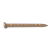 Midwest Fastener Dark Oak Brown Painted Steel Panel Flat Head Nails