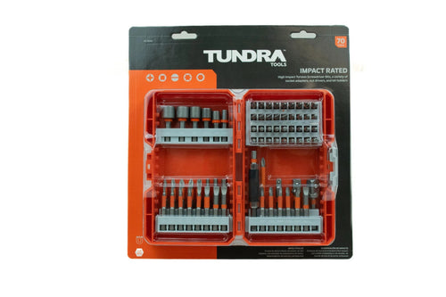 Tundra Tools 13 70 Piece Impact Screwdriving Bit Set