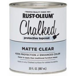 Chalked Paint Finish Wax, Matte Clear, 30-oz.