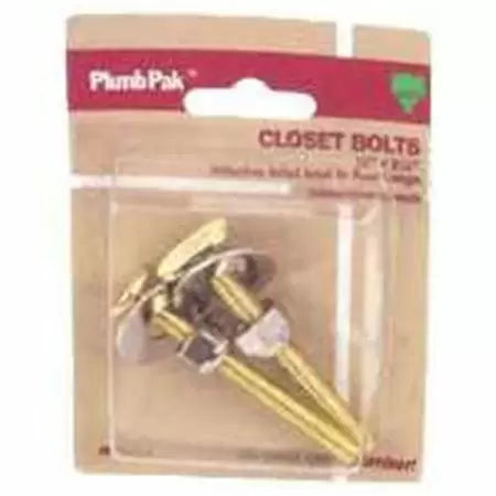 Plumb Pak Toilet bolt set. Solid Brass 5/16