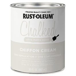 Chalked Ultra Matte Paint, Chiffon Cream, 30-oz.