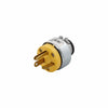 Eaton Cooper Wiring Straight Blade Plug 20A, 250V Yellow