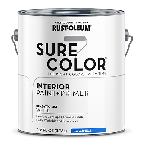 Rust-Oleum Sure Color Eggshell Interior Wall Paint 1 Gallon White