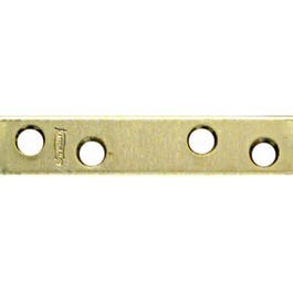 4-Pk., 5/8 x 3-In. Brass Mending Plate