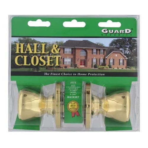Guard Security Antique Brass Passage Lockset