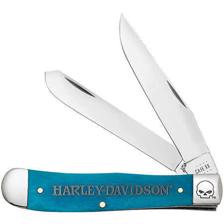 Case Cutlery xx Knives Harley-Davidson Caribbean Stainless Trapper Knife