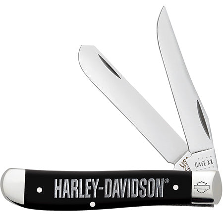 Case Cutlery xx Harley-Davidson Mini Trapper Stainless  Pocket Knife Knives