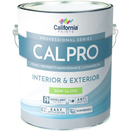 California Products  CalPro Interior/Exterior Semi Gloss Neutral Base  1 Gallon