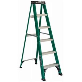 6-Ft. Step Ladder, Fiberglass, Type II, 225-Lb. Duty Rating