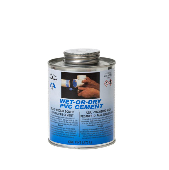 Black Swan's Wet-Or-Dry PVC Cement - Medium 32 oz.