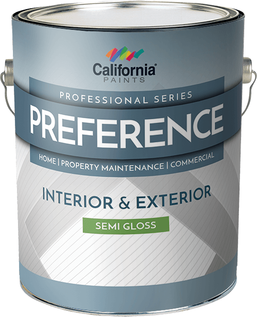 California Products Preference Interior & Exterior Paint Semi Gloss Pastel Base - 1 Gallon